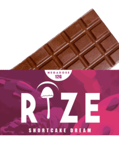 rize-shortcake-dream-mushroom-chocolate-bar. Rize Shortcake Dream Mushroom Chocolate Bar