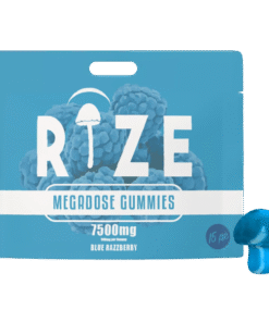 rize-blue-razzberry-mushroom-gummies. Rize Blue Razzberry Mushroom Gummies