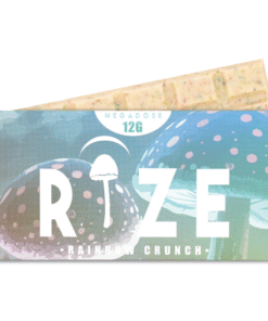 rize-rainbow-crunch-mushroom-chocolate-bar. Rize Rainbow Crunch Mushroom Chocolate Bar